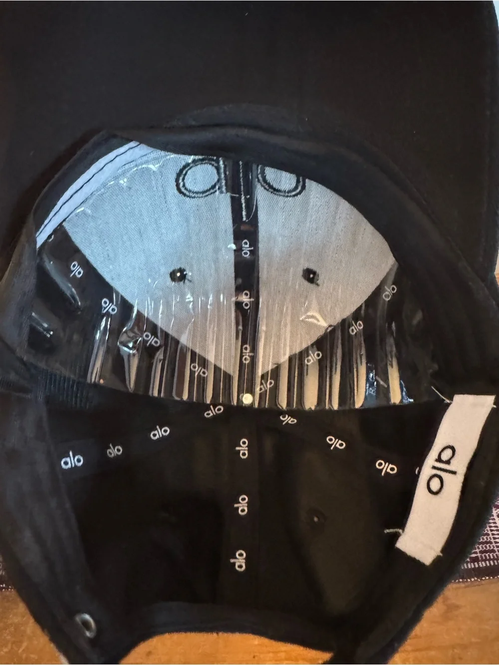 Black alo baseball cap, new